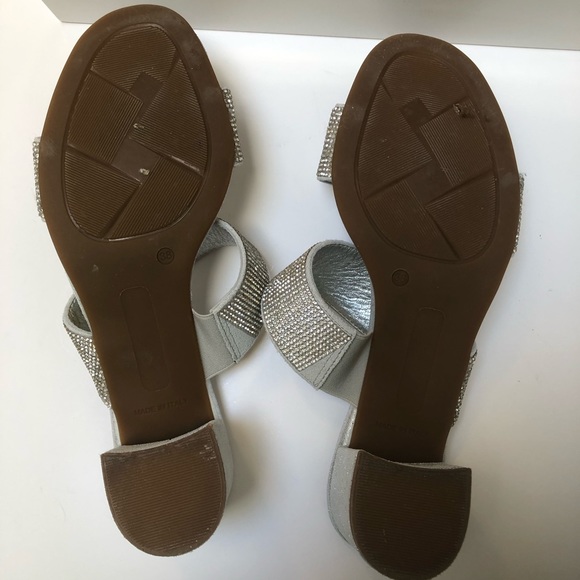 Browns Waverly Wedge Rhinestone Sandals EUC - Picture 10 of 11